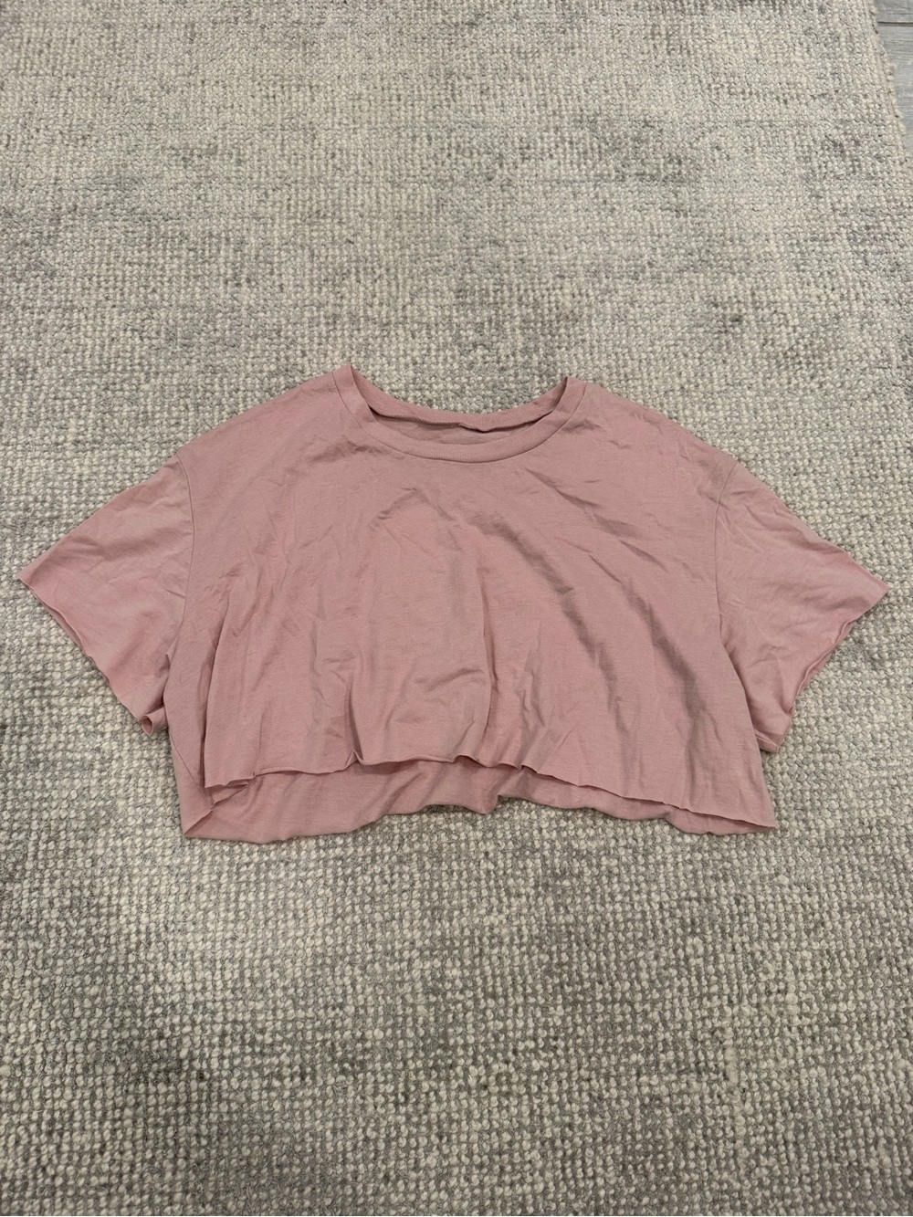 ALO Yoga Cropped Tee - Dusty Rose Pink